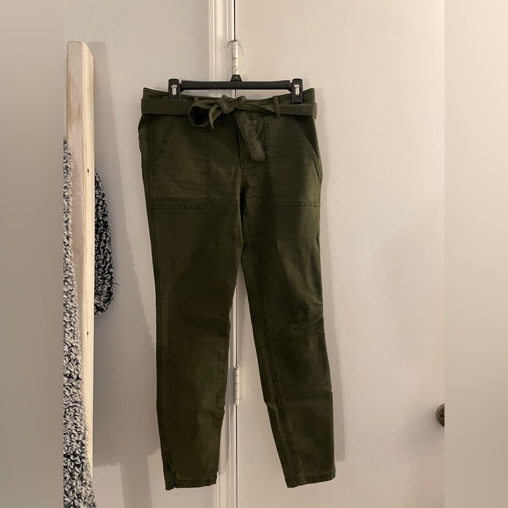 Women's Army Green Loft jeans - Picture 2 of 7